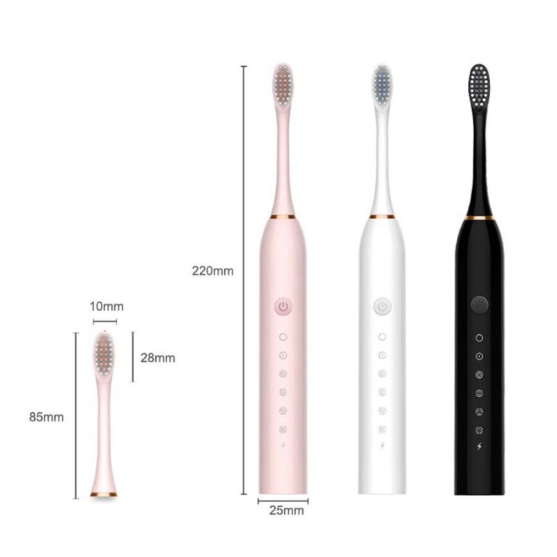 Escova de Dentes Elétrica Impermeavel Recarregável
