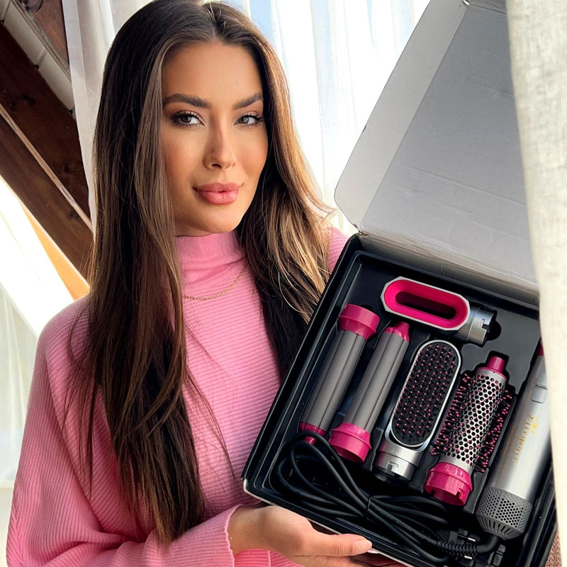 Escova Modeladora 5 em 1 - Luxo Hair 2025 -