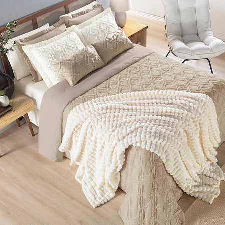 Coberta Cobertor Manta Ultrasoft Willow Aveludada