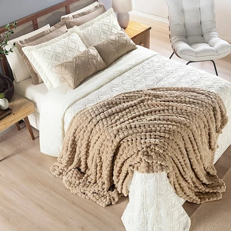 Coberta Cobertor Manta Ultrasoft Willow Aveludada